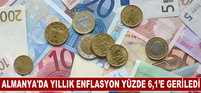 Almanya'da yıllık enflasyon ağustosta yüzde 6,1’e geriledi