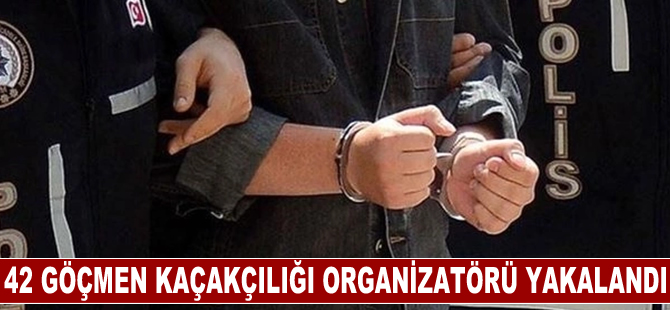 Muğla ve İzmir'de 42 göçmen kaçakçılığı organizatörü yakalandı