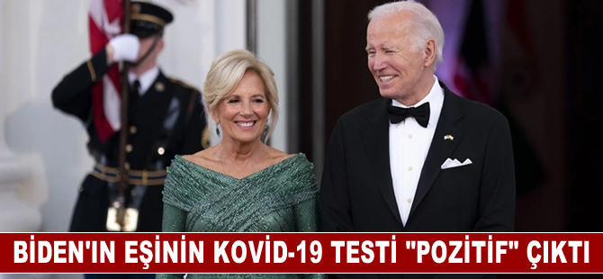 ABD Başkanı Biden'ın eşinin Kovid-19 testi "pozitif" çıktı