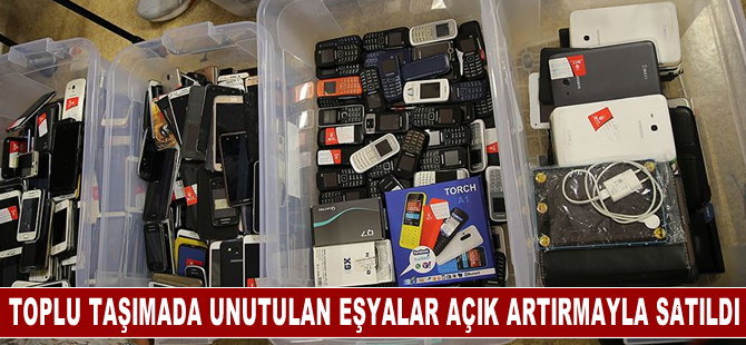 İETT araçlarında unutulan eşyalar açık artırmayla satıldı