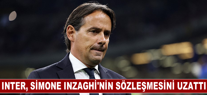 Inter, teknik direktörü Inzaghi'nin sözleşmesini yeniledi