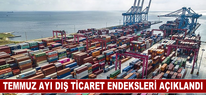 TÜİK temmuz ayı dış ticaret endekslerini açıkladı