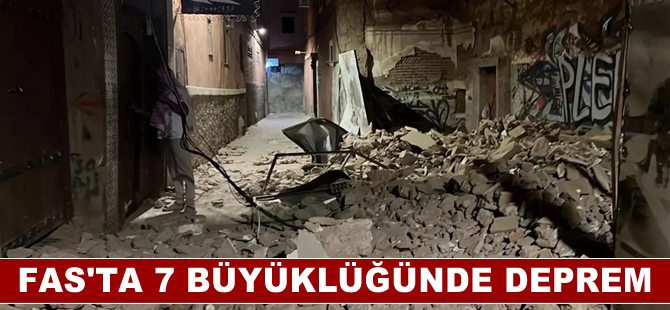 Fas'ta 7 büyüklüğünde deprem meydana geldi