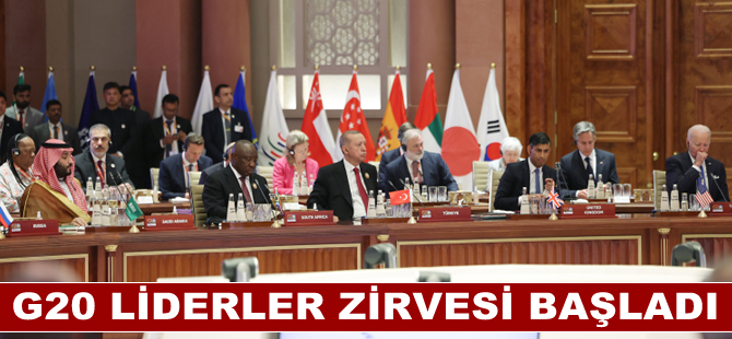 G20 Liderler Zirvesi başladı