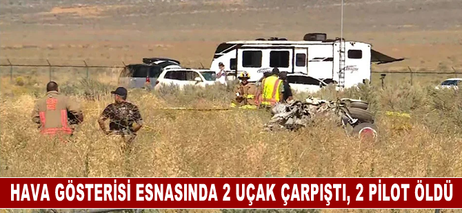 ABD'de hava gösterisi esnasında 2 uçak çarpıştı, 2 pilot öldü