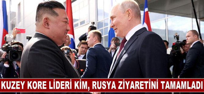 Kuzey Kore lideri Kim, Rusya ziyaretini tamamladı