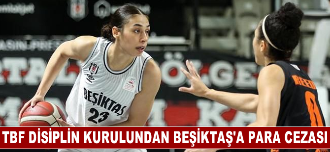 TBF Disiplin Kurulu, Beşiktaş'a 15 bin lira para cezası verdi