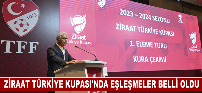 Ziraat Türkiye Kupası'nda 1. eleme turu kuraları çekildi