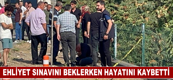 Bayrampaşa'da ehliyet sınavını beklerken 10 metrelik duvardan düşen kişi öldü