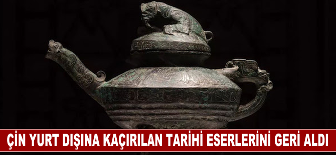 Çin, yurt dışına kaçırılan 1800 tarihi eseri geri aldı