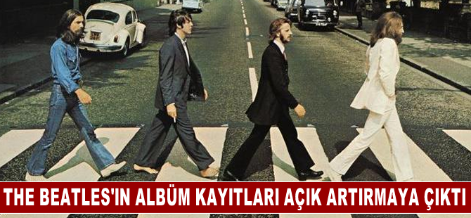 The Beatles'ın şimdiye kadar yayınlanmamış albüm kayıtları açık artırmaya çıkarıldı