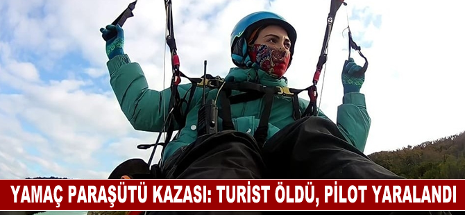 Alanya'da yamaç paraşütü kazasında turist öldü, pilot yaralandı