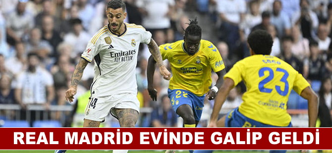 Real Madrid evinde galip geldi