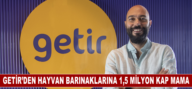 Getir’den hayvan barınaklarına 1,5 milyon kap mama