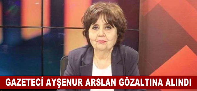 Gazeteci Ayşenur Arslan gözaltına alındı