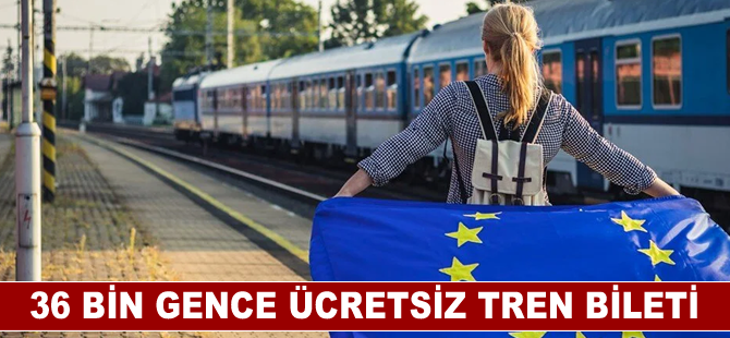 AB 36 bin gence ücretsiz tren bileti verecek