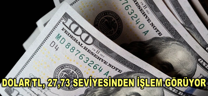 Dolar/TL, 27,73 seviyesinden işlem görüyor