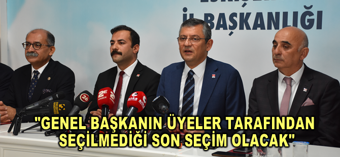 CHP Genel Başkan adayı Özgür Özel, Eskişehir'de konuştu