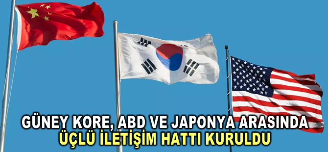 Güney Kore, ABD ve Japonya arasında üçlü iletişim hattı kuruldu