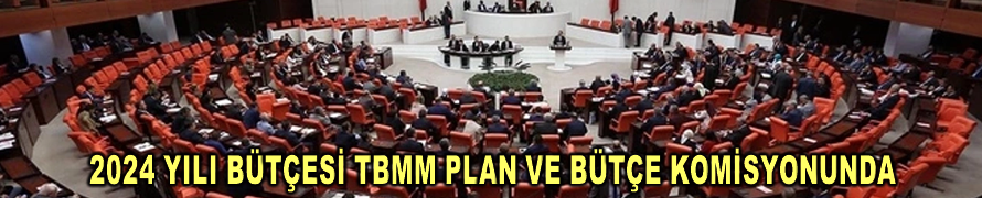 2024 yılı bütçesi TBMM Plan ve Bütçe Komisyonunda