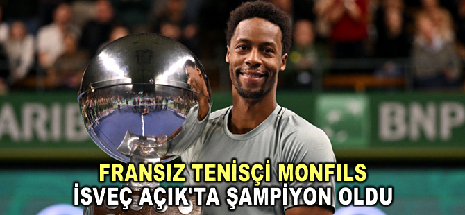 Fransız tenisçi Monfils, İsveç Açık'ta şampiyon oldu