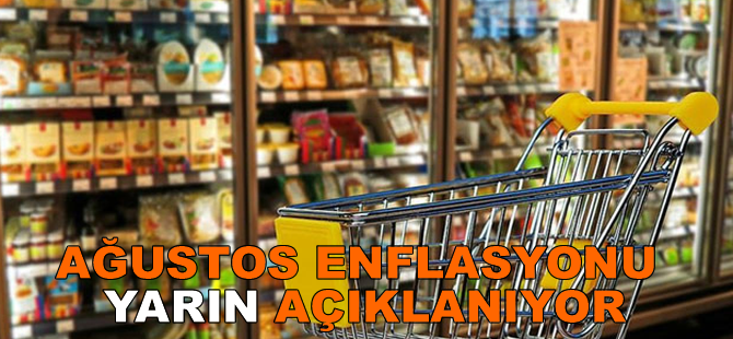 Ağustos enflasyonu yarın açıklanıyor