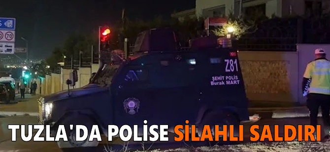 Tuzla'da polise silahlı saldırı: Bir polis yaralandı, zanlı ölü ele geçirildi