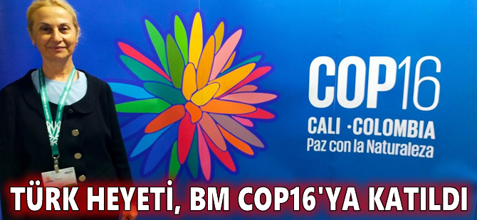 Türk heyeti, BM COP16'ya katıldı