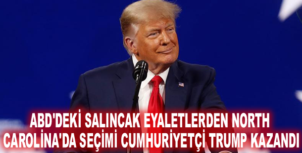 ABD'deki salıncak eyaletlerden North Carolina'da seçimi Cumhuriyetçi Trump kazandı