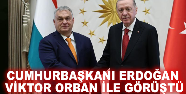 Cumhurbaşkanı Erdoğan Viktor Orban ile görüştü