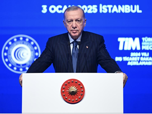 Cumhurbaşkanı Erdoğan: 2024 yılı ihracatımız 262 milyar dolara çıktı