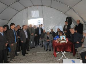 Mardin’de Şehit Polis İçin Taziye Çadırı