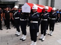 Şehit polis memuru için İstanbul'da cenaze töreni düzenlendi