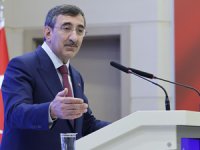 Cumhurbaşkanı Yardımcısı Yılmaz, Filistin Başbakanı ve Dışişleri Bakanı Mustafa ile görüştü