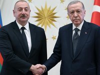 Cumhurbaşkanı Erdoğan, Azerbaycan Cumhurbaşkanı Aliyev ile görüştü