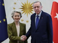 Cumhurbaşkanı Erdoğan, AB Komisyonu Başkanı von der Leyen'i kabul etti