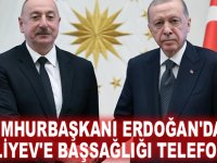 Cumhurbaşkanı Erdoğan'dan Aliyev'e başsağlığı telefonu