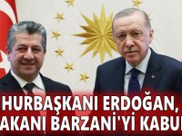 Cumhurbaşkanı Erdoğan, IKBY Başbakanı Barzani'yi kabul etti