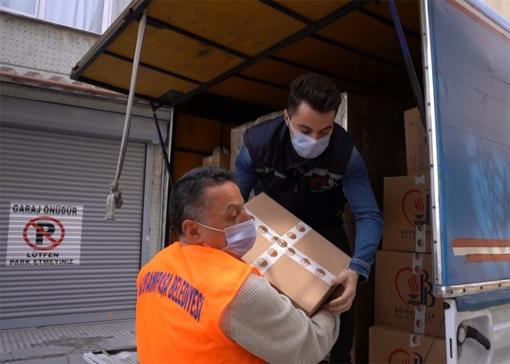 Bayrampaşa Belediyesi’nden 10 bin aileye gıda yardımı