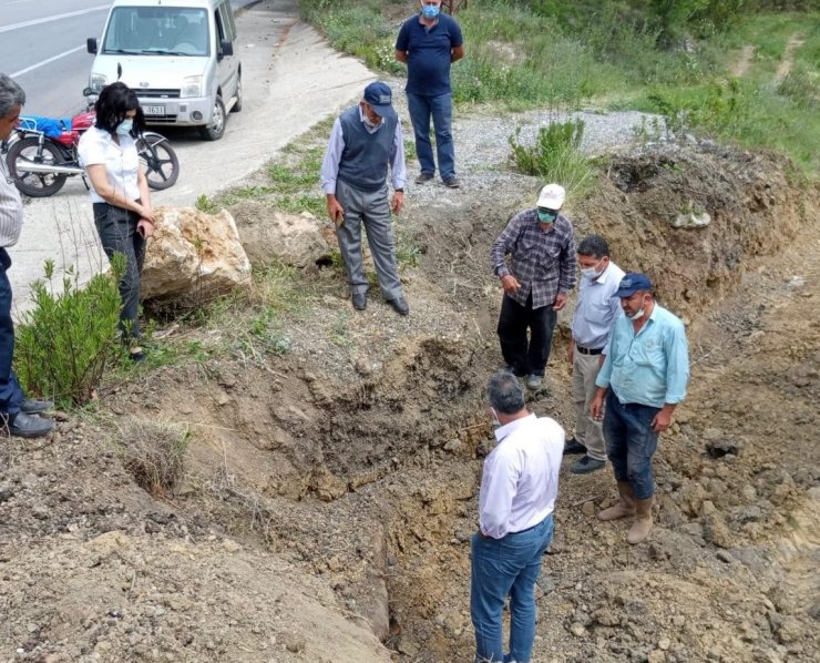 Akseki Taşlıca’daki sulama sistemindeki arızaya hızlı müdahale