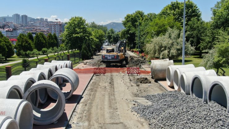 ’Canik Yağmur Suyu Kolektör Hattı’nın ilk etabı tamam