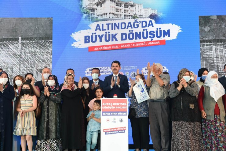 Altındağ’da Aktaş Kentsel Dönüşüm Projesi’nin temelleri atıldı