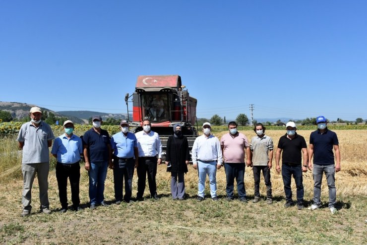 İnönü’de tarımsal faaliyetlerin kazasız geçmesi için kurban kesildi