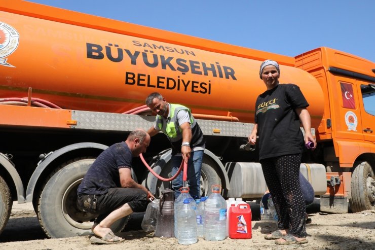 Samsun, Batı Karadeniz’deki selin yaralarını sarıyor