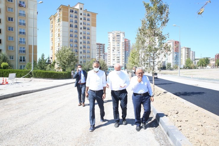 Büyükşehirden Talas’a 2 kilometrelik modern ve estetik dokunuş