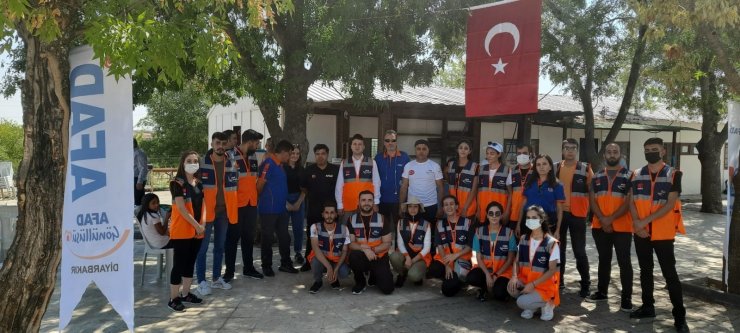 Diyarbakır AFAD gönülleri uzmanlığa giriş eğitimi için kampa alındı