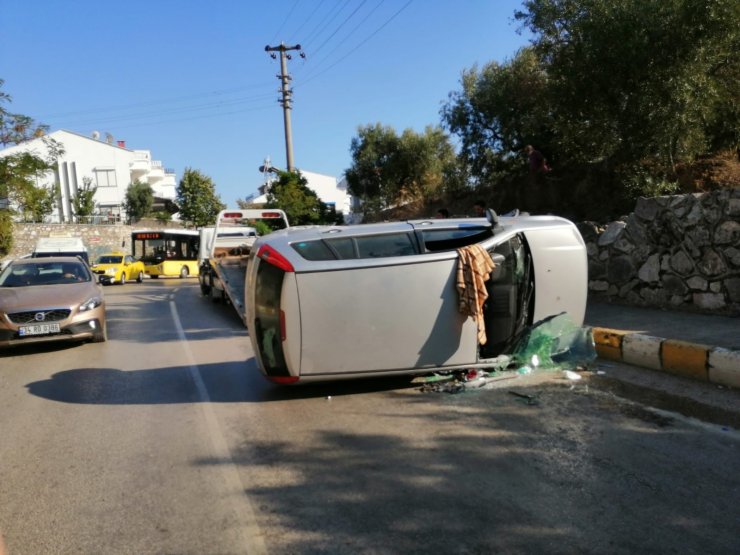 Erdek’te trafik kazası: 1 yaralı