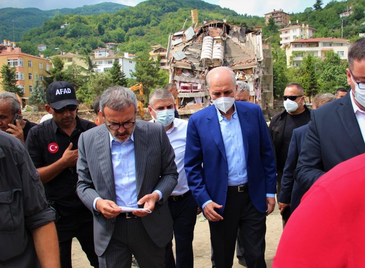 Numan Kurtulmuş: “Bu büyük bir felaket bunu küçük kıyamet diye tanımlayabiliriz”