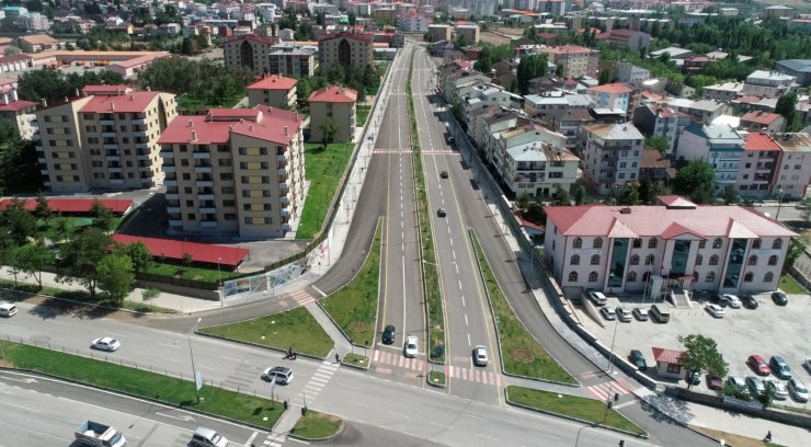 Büyükşehir’in Mega Yatırımı Yakutiye-Palandöken bağlantı yolu açıldı