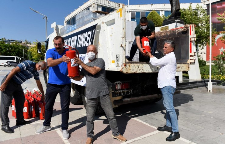 Muratpaşa’dan Tunceli’de yangınla mücadeleye destek